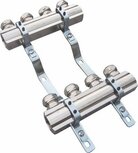 Dubbele verdeler met koppelingen meerlagenbuis 1"x10 Dubbele verdeler met koppelingen meerlagenbuis 1"x10